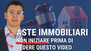 ASTE IMMOBILIARI Concetti principali da conoscere realizziamo un corso gratuito su Youtube [upl. by Landel]