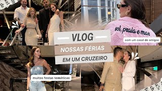 FIZ O CRUZEIRO MSC GRANDIOSA  VLOG  TOUR PELA CABINE  YACHT CLUB  MINHAS IMPRESSÃ•ES  FESTAS [upl. by Sucy]