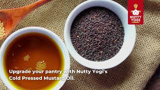 mustard oil Processing  Nutty yogi mustard Oil [upl. by Ycram]