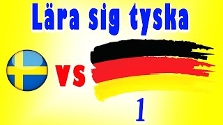 Lär dig tyska på svenska  För nybörjare  Lektion 1 [upl. by Renwick240]