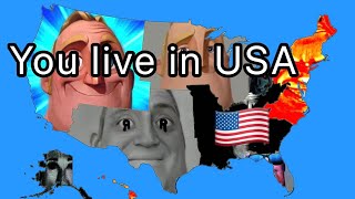 Mr incredible becoming Cannyuncanny mapping you live in USA [upl. by Laundes839]