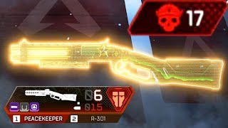 My Best Peacekeeper Match in Apex Legends [upl. by Adnamma594]