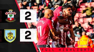 HIGHLIGHTS Southampton 22 Burnley  Premier League [upl. by Angil]