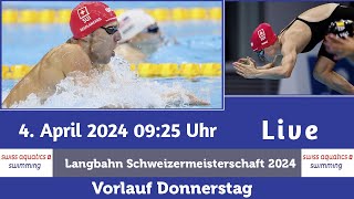 1 Tag Vorläufe Langbahn  Schweizermeisterschaft Uster 2024 [upl. by Ennaus]