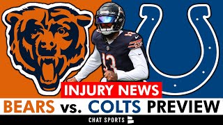 Bears vs Colts Preview NEW Injury Report Ft Keenan Allen Update amp Teven Jenkins  Keys To Victory [upl. by Moguel295]