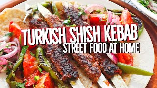 Turkish Shish Kebab Recipe  Homemade Adana Kebab [upl. by Rodrick]