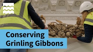 Conserving Work by Master Woodcarver Grinling Gibbons at Kensington Palace  Historic England [upl. by Erreit950]