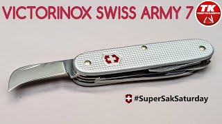 Victorinox Swiss Army 7 Alox Pocket Knife 0815026 SuperSakSaturday [upl. by Anohs]