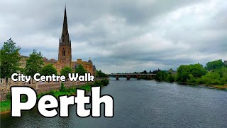 Perth City Centre Walk【4K】 Lets Walk 2021 [upl. by Felicia]