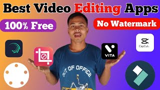 4 Best Free Video Editing Apps Without Watermark For Android 2025  4 Best Video Editing Apps [upl. by Asehr506]