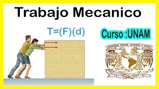 Trabajo MecánicoCurso UNAM LicenciaturaFisica con amor [upl. by Levinson]