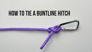 How to tie a Buntline Hitch [upl. by Idolah]