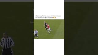 When young Rooney argued with the referee and then instantly scored a screamer 🤯🔥 [upl. by Eneleh731]