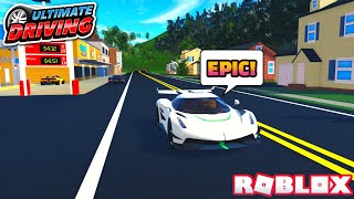 CHECKING OUT THE NEW EPIC PINEY COVE HIGHWAY EXPANSION UPDATE in ULTIMATE DRIVING 20 Roblox [upl. by Vas529]