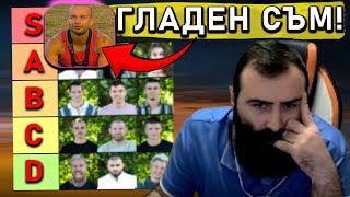 ИГРИ НА ВОЛЯТА TIER LIST  Недялко unkind1baby оценява играчите [upl. by Eugine227]