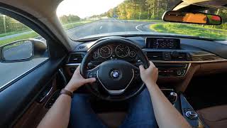 2012 BMW F30 318D POV DRIVEREVIEW [upl. by Annunciata780]