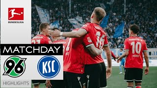 Hannover vs Karlsruhe 21 Highlights 2 Bundesliga 2024 [upl. by Huberty]