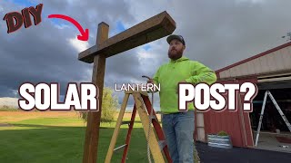 DIY Solar Post Lights [upl. by Dotty283]