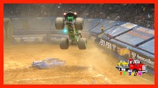 Monster Jam Freestyle Competition Grave Digger Max D El Toro Loco Wonderwoman Zombie [upl. by Craggy]