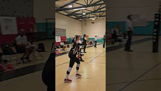 Amberly Brings The Heat with Another Amazing Ace ace bringtheheat volleyball varsityvolleyball [upl. by Drewett]