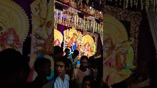 Beautiful Durga maa in my area 💝youtubeshorts [upl. by Yhtomit120]