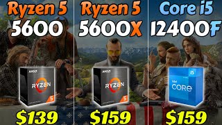 R5 5600 vs 5600X vs i512400F  Which CPU is Better Value for Money [upl. by Ecinue90]