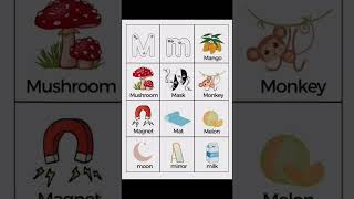 M Words for Kids  Letter Mm Words  Things that Start with Mm  M words  Learn Phonics [upl. by Anigriv]