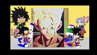 dragon ball z reacts to gohan first ever gacha life video check the description [upl. by Arbmik]