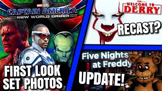 FNAF Movie Update Pennywise Recast Captain America 4 Villain First Look amp MORE [upl. by Saalocin]