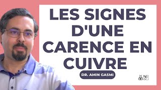 Quels sont les signes dune CARENCE en cuivre [upl. by Sarah899]