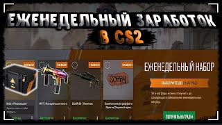 ЕЖЕНЕДЕЛЬНЫЙ ЗАРАБОТОК В CS2 l ЕЖЕНЕДЕЛЬНЫЙ ЗАРАБОТОК В STEAM ЧАСТЬ №3 [upl. by Aerb]