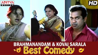 Telugu Best Comedy Scenes  Brahmanandam Kovai sarala Best Comedy [upl. by Ecilahc]