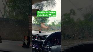 Do this for better visibility in 🌧️rain ✅ automobile punjab shorts youtubeshorts facts cars [upl. by Analaf]