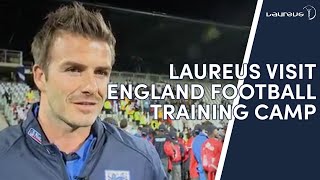 Laureus visit England vs Platinum Stars Training [upl. by Cleo]