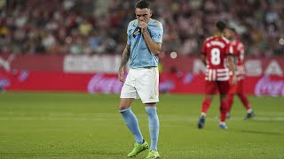 Iago Aspas Franco Cervi y Carles Pérez tras el Girona FC  RC Celta 01 [upl. by Najib577]