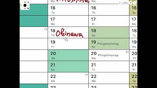 Plan a trip to Japan with the Stift Calendar App [upl. by Hannahc]