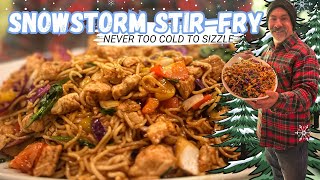 How To Make Chicken StirFry In A Colorado Snowstorm [upl. by Tengdin]