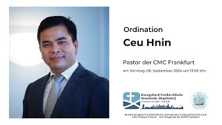 Ordination von Pastor Ceu Hnin der CMC Frankfurt ⎮ Baptisten Frankfurt [upl. by Amaleta]