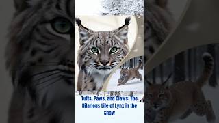 Tufts Paws and Claws The Hilarious Life of Lynx in the Snow 🐾❄️ shorts youtubeshorts cats [upl. by Anazraf]