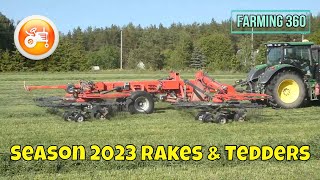 Silage 2023  Season 2023 Rakes amp Tedders Recap amp Compilation [upl. by Morten]