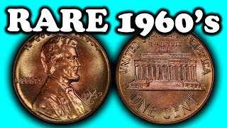 MOST VALUABLE PENNIES FROM THE 1960S  SUPER RARE PENNIES WORTH MONEY [upl. by Preston689]