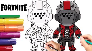 How to Draw Fortnite  XLord [upl. by Anna-Maria]