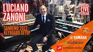 Luciano Zanoni e le tastiere di SANREMO 2022  Live Stream [upl. by Ilario]