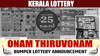 Kerala Lottery Result LIVE Onam Thiruvonam Bumper Lottery  Finance Minister KN Balagopal Winner [upl. by Aciemaj84]