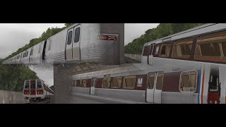 OPENBVE WMATA FLEET RAILFANNING SORT OF [upl. by Ientirb176]