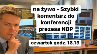 ➡️Szybki komentarz do konferencji prezesa Glapińskiego⬅️ [upl. by Luckin]