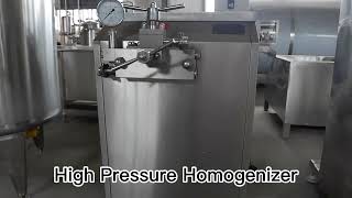 High Pressure Homogenizer for Milk and Fruit Juice [upl. by Ziguard]