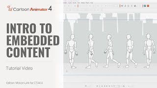 Cartoon Animator 4 Tutorial  Intro to Embedded Content [upl. by Adyaj]