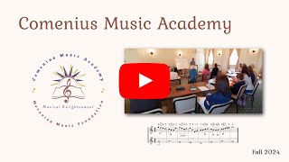 Comenius Music Academy Music Classes by the Moravian Music Foundation 1024 update [upl. by Mossman]