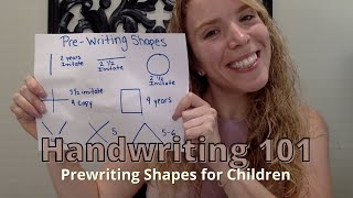 Handwriting 101 Handwriting for Beginners  Prewriting Shape Step by Step Guide [upl. by Eemla]